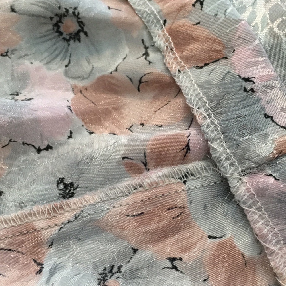 Vintage Floral Dress w/ pockets. custom made, handmade - Picture 6 of 10